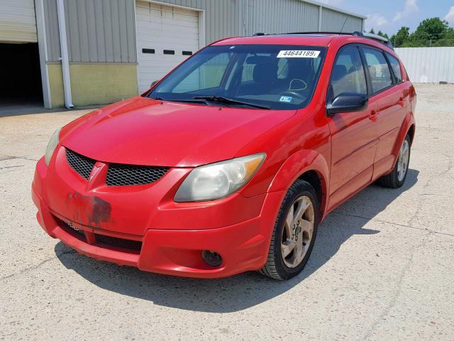 5Y2SL62804Z433714 - 2004 PONTIAC VIBE RED photo 2