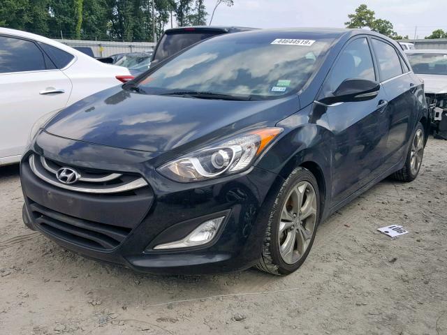 KMHD35LE3DU047840 - 2013 HYUNDAI ELANTRA GT BLACK photo 2