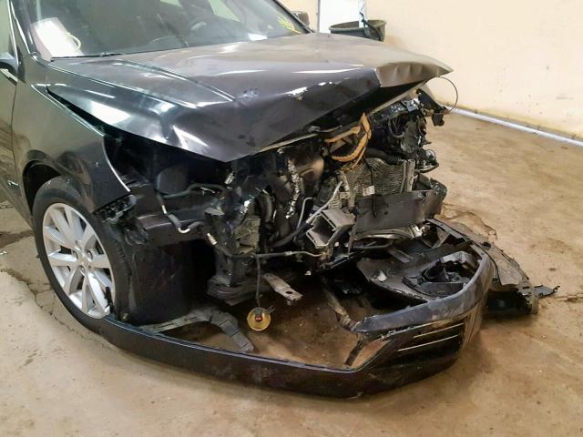 1G11F5SLXFF109135 - 2015 CHEVROLET MALIBU LTZ ნაცრისფერი ფოტო 9