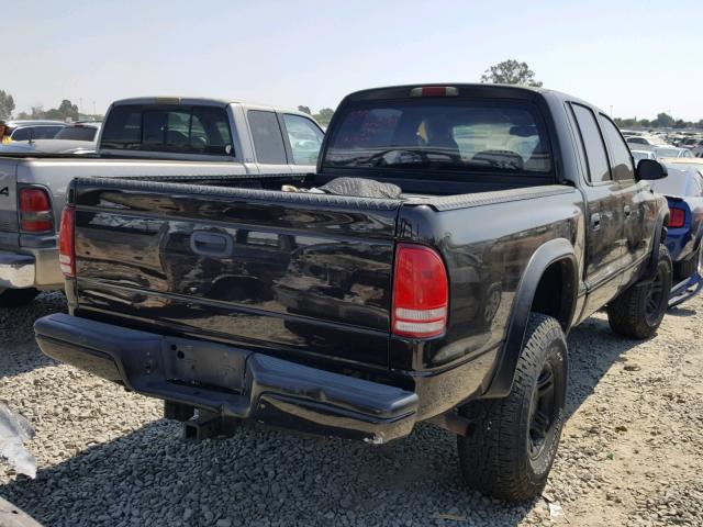 1B7HG48NX2S687498 - 2002 DODGE DAKOTA QUA BROWN photo 4