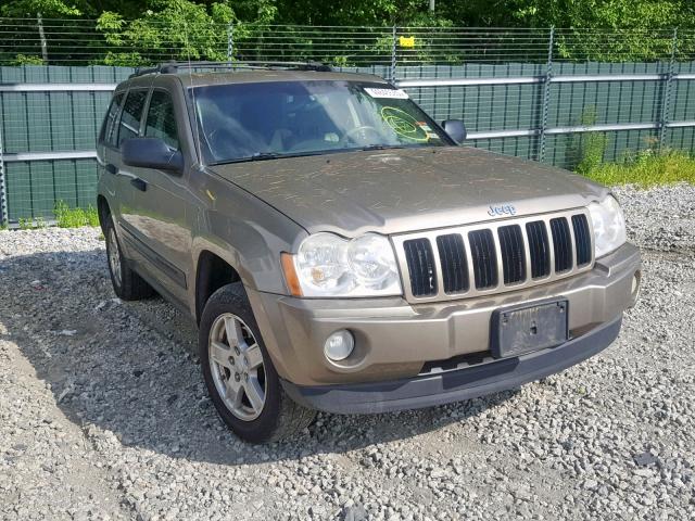 1J8GR48K65C649950 - 2005 JEEP GRAND CHER BEIGE photo 1