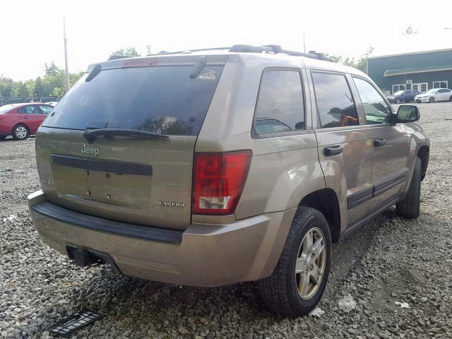 1J8GR48K65C649950 - 2005 JEEP GRAND CHER BEIGE photo 4