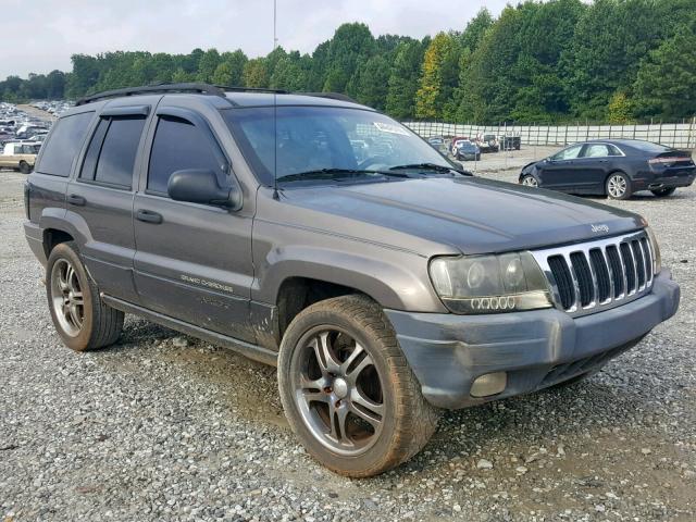 1J4G248S7YC163142 - 2000 JEEP GRAND CHER GRAY photo 1