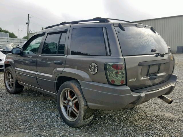 1J4G248S7YC163142 - 2000 JEEP GRAND CHER GRAY photo 3