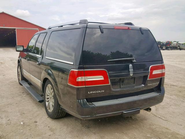 5LMFL28549EJ01368 - 2009 LINCOLN NAVIGATOR BLACK photo 3