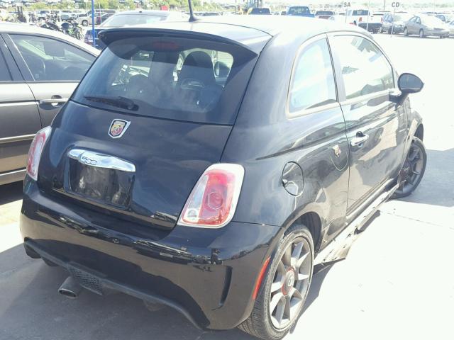 3C3CFFFH7FT690132 - 2015 FIAT 500 ABARTH BLACK photo 4