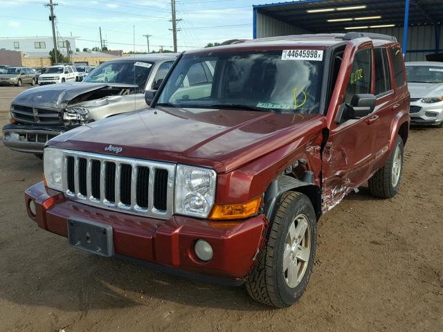 1J8HG48K28C235630 - 2008 JEEP COMMANDER Qırmızı foto 2