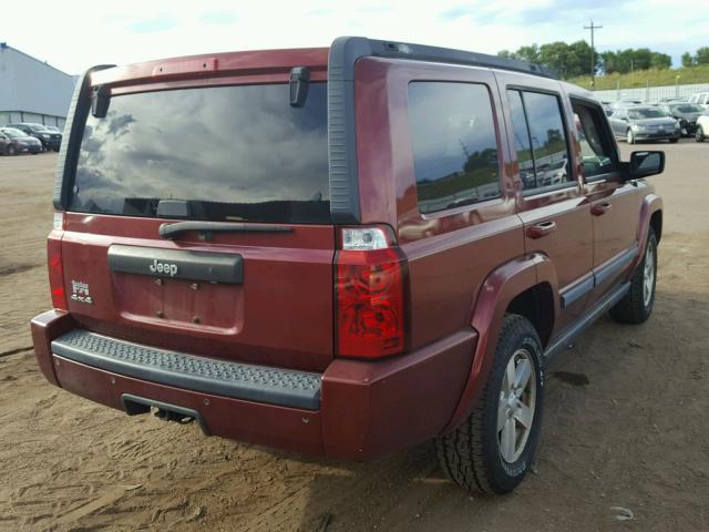 1J8HG48K28C235630 - 2008 JEEP COMMANDER Qırmızı foto 4