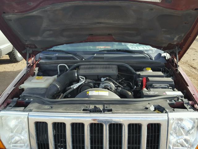 1J8HG48K28C235630 - 2008 JEEP COMMANDER Qırmızı foto 7