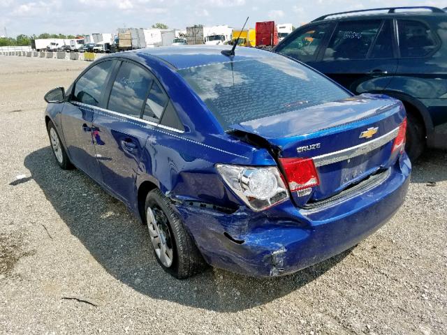 1G1PC5SH4C7118854 - 2012 CHEVROLET CRUZE LS BLUE photo 3