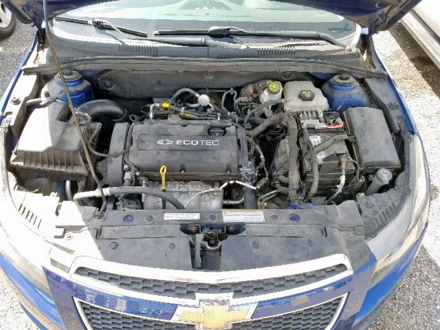 1G1PC5SH4C7118854 - 2012 CHEVROLET CRUZE LS BLUE photo 7