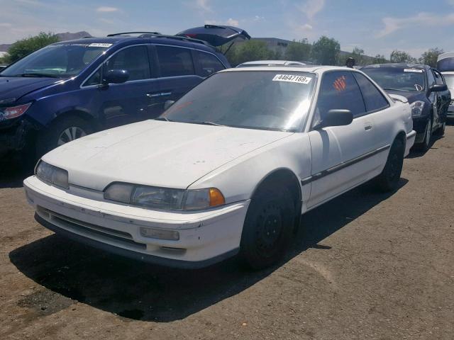 JH4DA9457LS044190 - 1990 ACURA INTEGRA LS WHITE photo 2