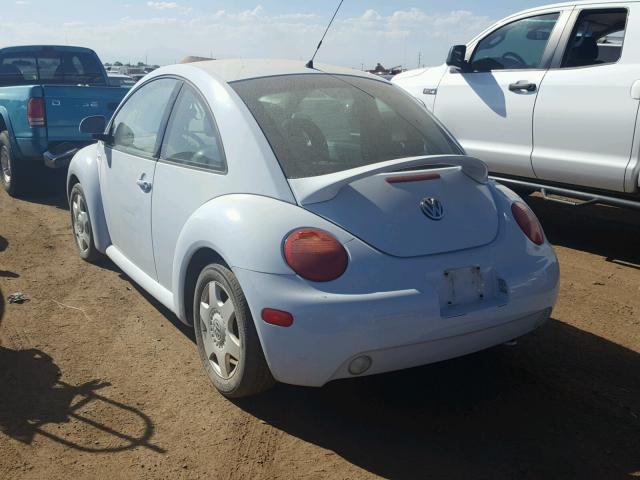 3VWCA21CXYM484831 - 2000 VOLKSWAGEN NEW BEETLE WHITE photo 3