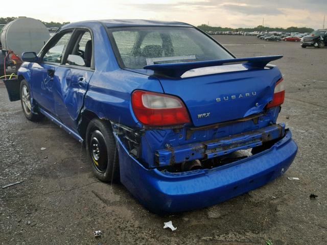 JF1GD29613G510669 - 2003 SUBARU IMPREZA WR BLUE photo 3