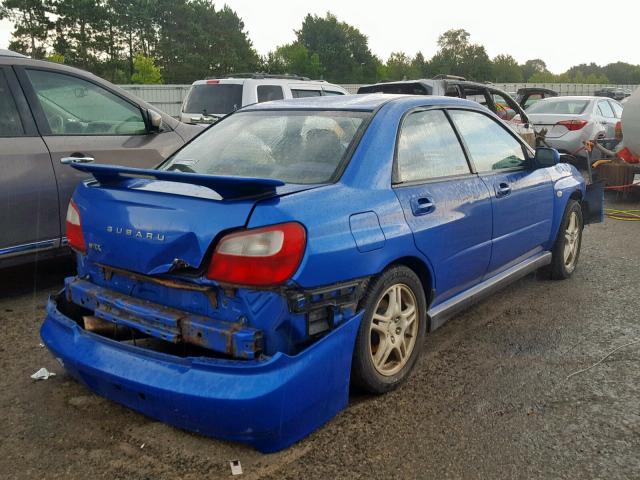 JF1GD29613G510669 - 2003 SUBARU IMPREZA WR BLUE photo 4