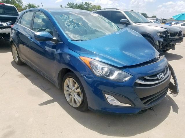 KMHD35LH0EU181880 - 2014 HYUNDAI ELANTRA GT BLUE photo 1