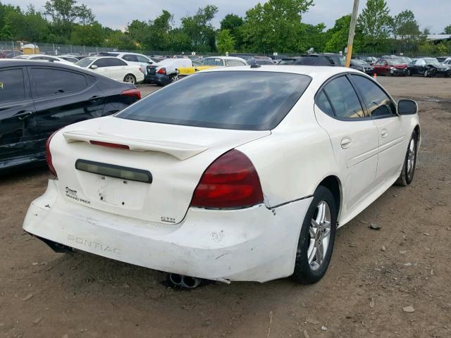 2G2WR544551218607 - 2005 PONTIAC GRAND PRIX WHITE photo 4