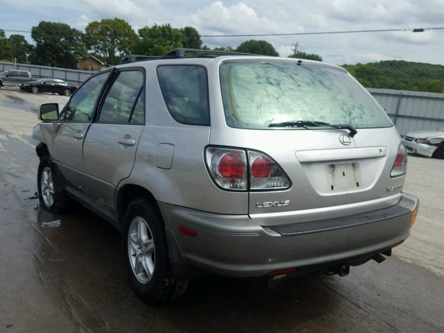 JTJHF10U620253771 - 2002 LEXUS RX 300 SILVER photo 3