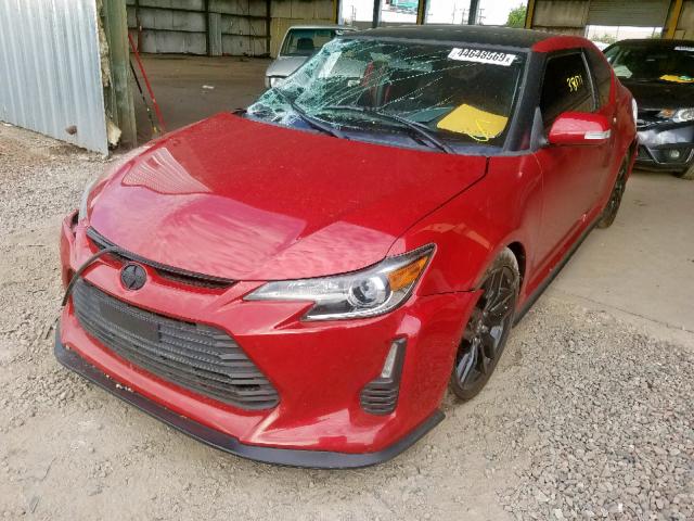 JTKJF5C71GJ025768 - 2016 TOYOTA SCION TC წითელი ფოტო 2