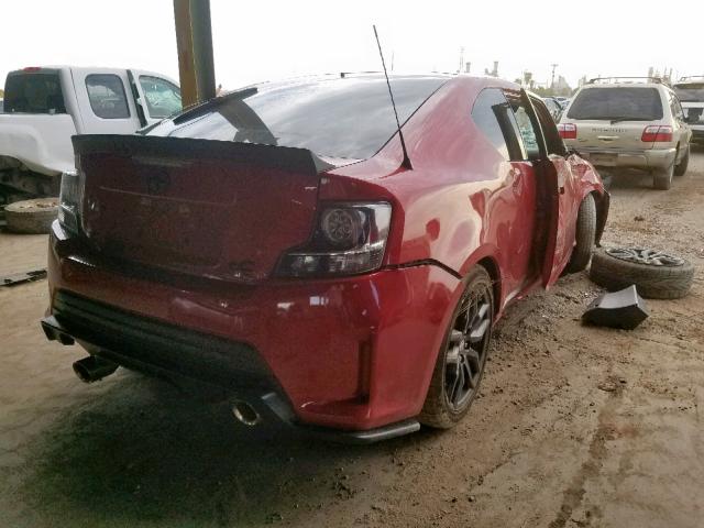 JTKJF5C71GJ025768 - 2016 TOYOTA SCION TC წითელი ფოტო 4
