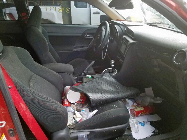 JTKJF5C71GJ025768 - 2016 TOYOTA SCION TC წითელი ფოტო 5