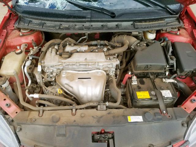 JTKJF5C71GJ025768 - 2016 TOYOTA SCION TC წითელი ფოტო 7