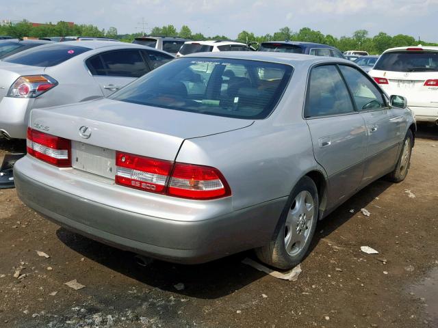 JT8BF28G1Y0271292 - 2000 LEXUS ES 300 SILVER photo 4