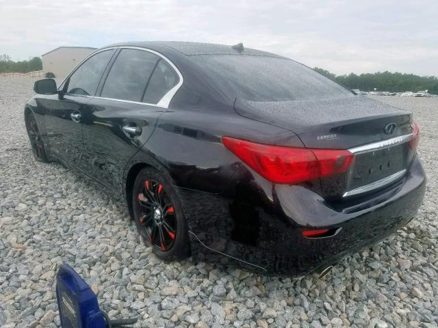 JN1BV7AP9EM688131 - 2014 INFINITI Q50 BASE BLACK photo 3