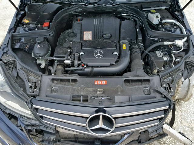 WDDGF4HB3EA941055 - 2014 MERCEDES-BENZ C 250 BLUE photo 7