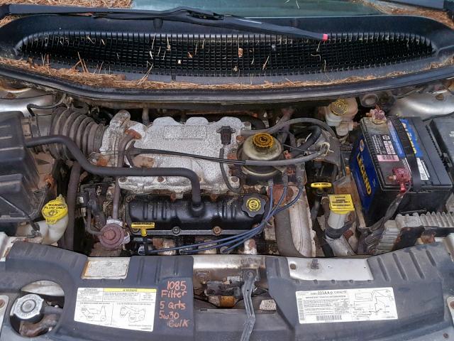 2C4GT54L31R385987 - 2001 CHRYSLER TOWN & COU SILVER photo 7