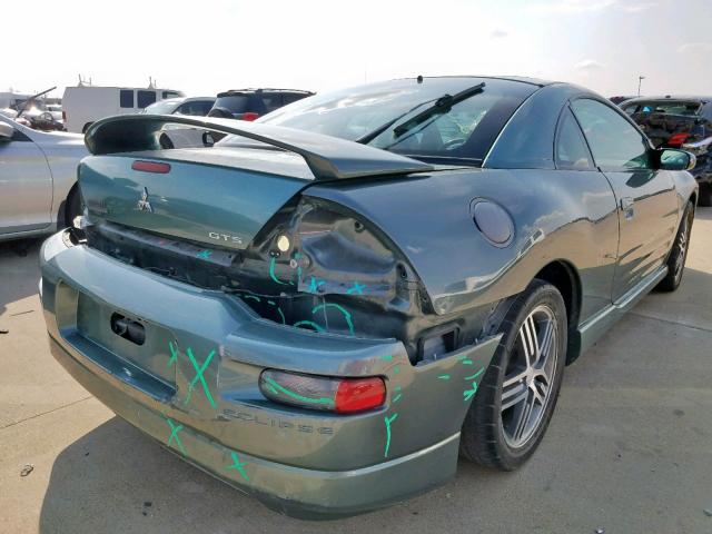 4A3AC74H54E041749 - 2004 MITSUBISHI ECLIPSE GT GREEN photo 4