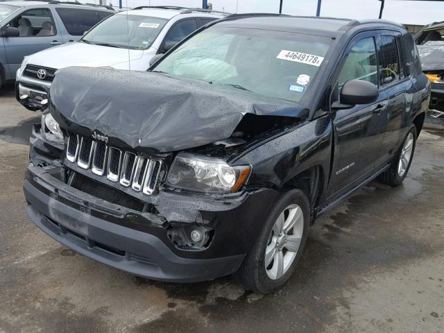 1C4NJCBAXGD567605 - 2016 JEEP COMPASS SP შავი ფოტო 2