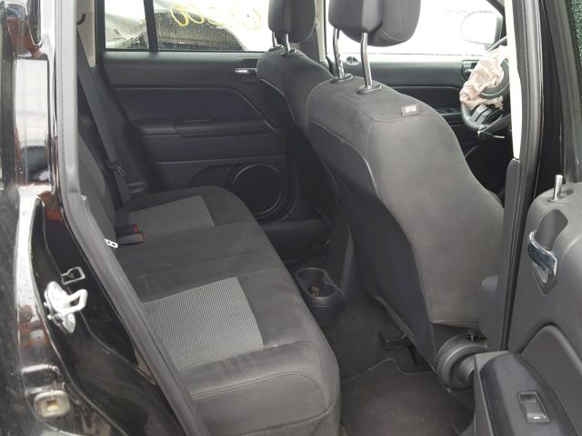 1C4NJCBAXGD567605 - 2016 JEEP COMPASS SP შავი ფოტო 6