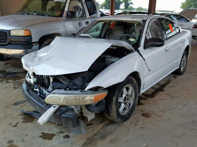 1G3NL52EX4C212332 - 2004 OLDSMOBILE ALERO GL WHITE photo 2