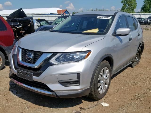 KNMAT2MV5JP503593 - 2018 NISSAN ROGUE S SILVER photo 2