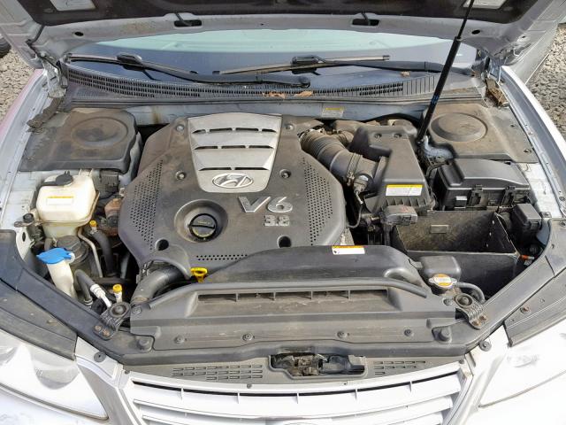 KMHFC46F86A105596 - 2006 HYUNDAI AZERA SE GRAY photo 7