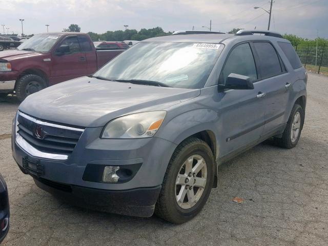 5GZER13797J133921 - 2007 SATURN OUTLOOK XE BLUE photo 2