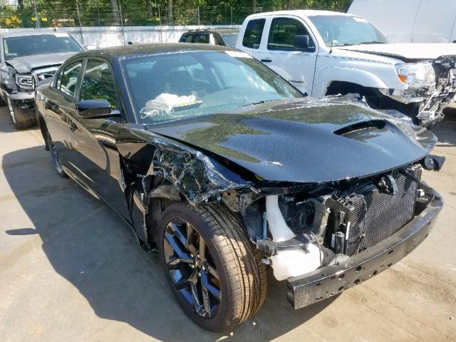 2C3CDXCT3KH629948 - 2019 DODGE CHARGER R/ BLACK photo 1