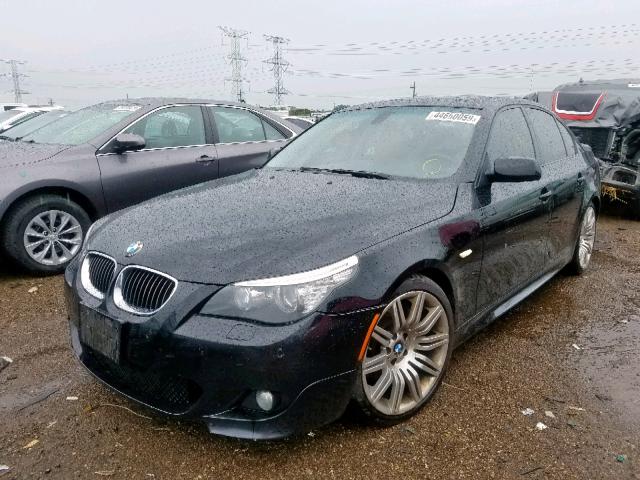 WBANW53518CT51807 - 2008 BMW 550 I BLACK photo 2