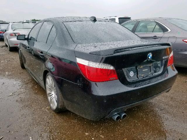 WBANW53518CT51807 - 2008 BMW 550 I BLACK photo 3