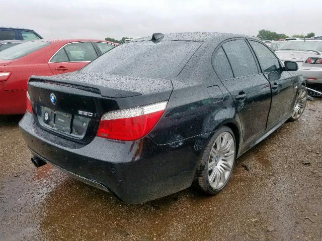 WBANW53518CT51807 - 2008 BMW 550 I BLACK photo 4