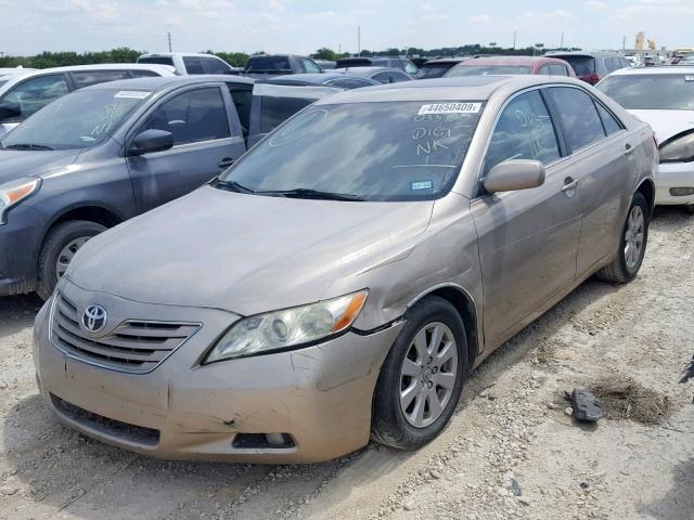 4T1BK46K37U033723 - 2007 TOYOTA CAMRY NEW GOLD photo 2