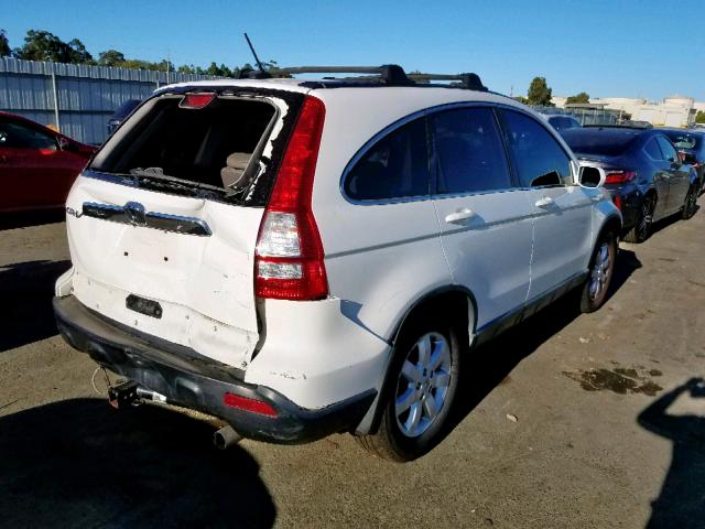 5J6RE48739L025000 - 2009 HONDA CR-V EXL WHITE photo 4