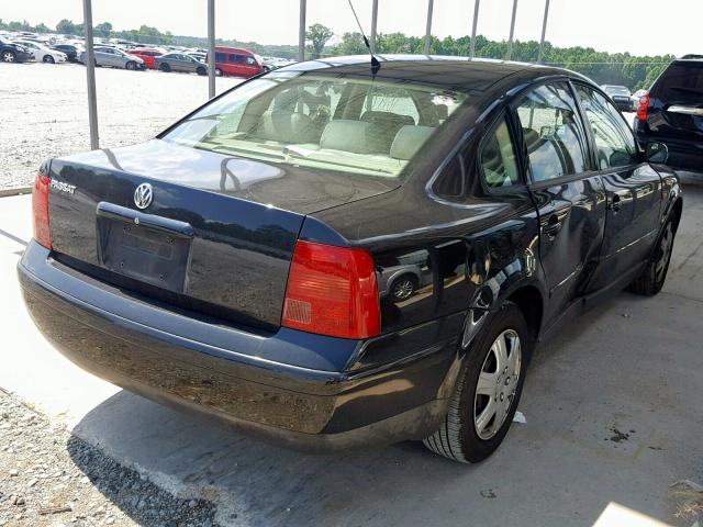 WVWMA63B3XE102291 - 1999 VOLKSWAGEN PASSAT GLS BLACK photo 4