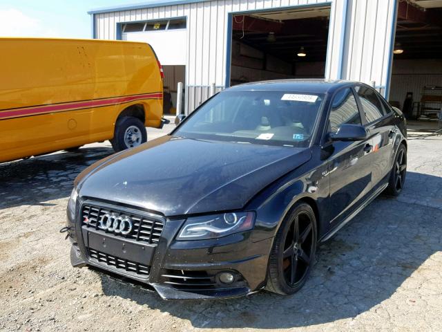 WAUKGAFL4CA038113 - 2012 AUDI S4 PRESTIG BLACK photo 2