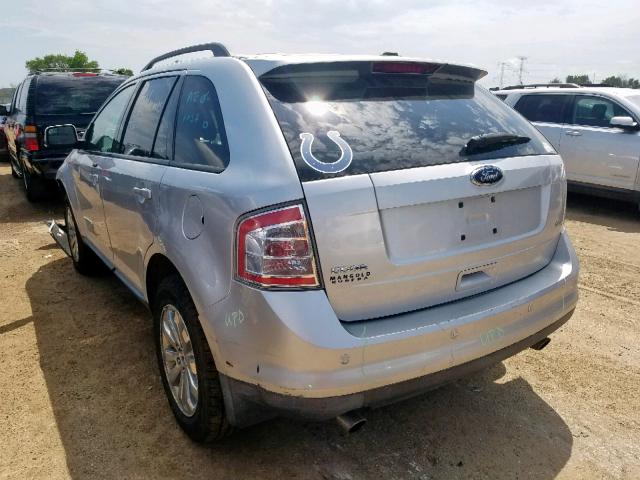 2FMDK3JCXABA03411 - 2010 FORD EDGE SEL SILVER photo 3