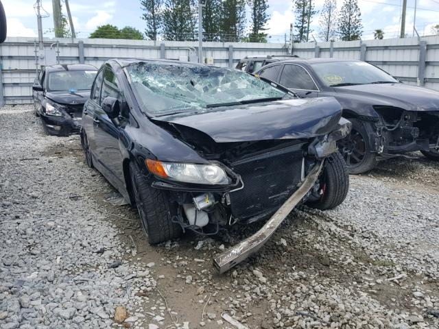 2HGFA16517H313288 - 2007 HONDA CIVIC LX BLACK photo 1