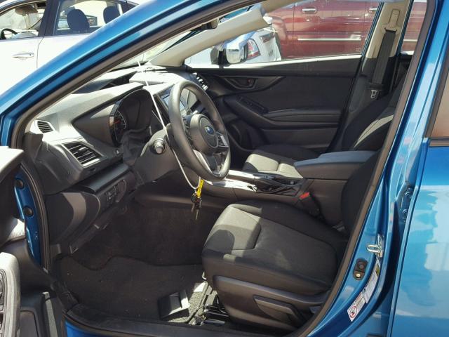 4S3GTAA68H3736256 - 2017 SUBARU IMPREZA BLUE photo 5