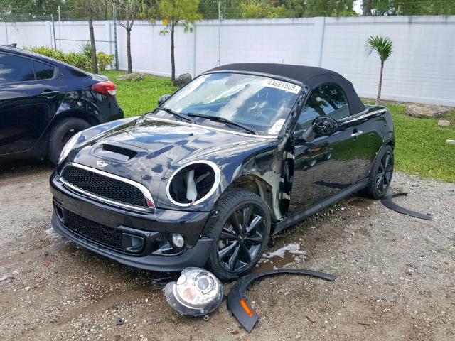 WMWSY3C53ET566585 - 2014 MINI COOPER ROA BLACK photo 2