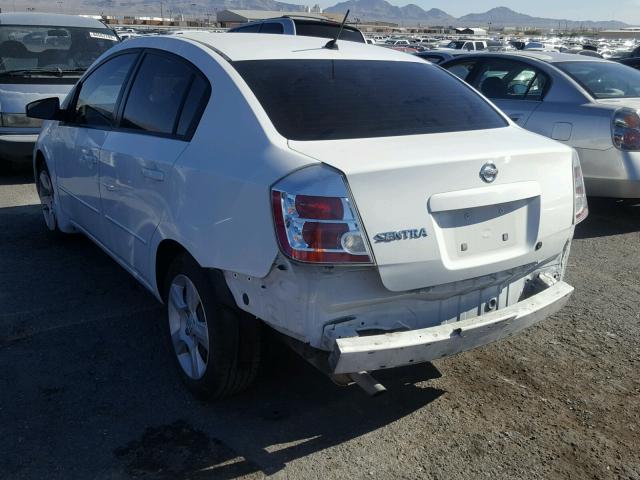 3N1AB61EX8L764726 - 2008 NISSAN SENTRA 2.0 WHITE photo 3